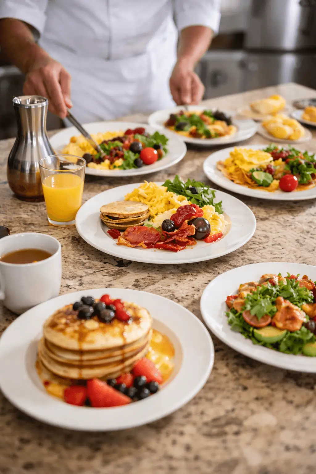 Breakfast & lunch cooking service